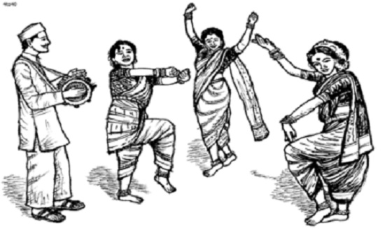 Indian Folk dance drawing easyhow to draw folk dancedance picture drawing  folk dancedancedrawing  YouTube