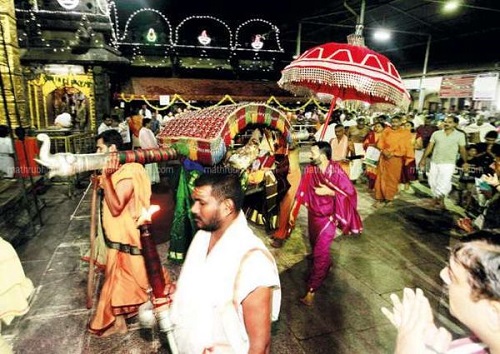 Navaratri festival at Kollur Mookambika Temple